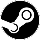 Steam icon logo black
